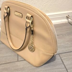 Anne Klein OTan Leather Handbag